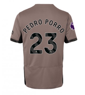 Tottenham Hotspur Pedro Porro #23 Tercera Equipación Mujer 2023-24 Manga Corta